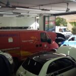Εσωτερικό συνεργείου αυτοκινήτων Ο ΜΑΚΗΣ