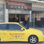 My Group Service Λάρισα - Όχημα αντικατάστασης συνεργείου με λογότυπο