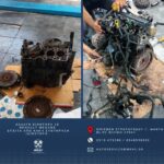 Εξέταση και επισκευή κινητήρα στο συνεργείο MKAS