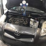 Έλεγχος και συντήρηση κλιματιστικού σε Toyota στο συνεργείο AUTOFIT ΓΕΩΡΓΙΑΔΗΣ Ι.Α.