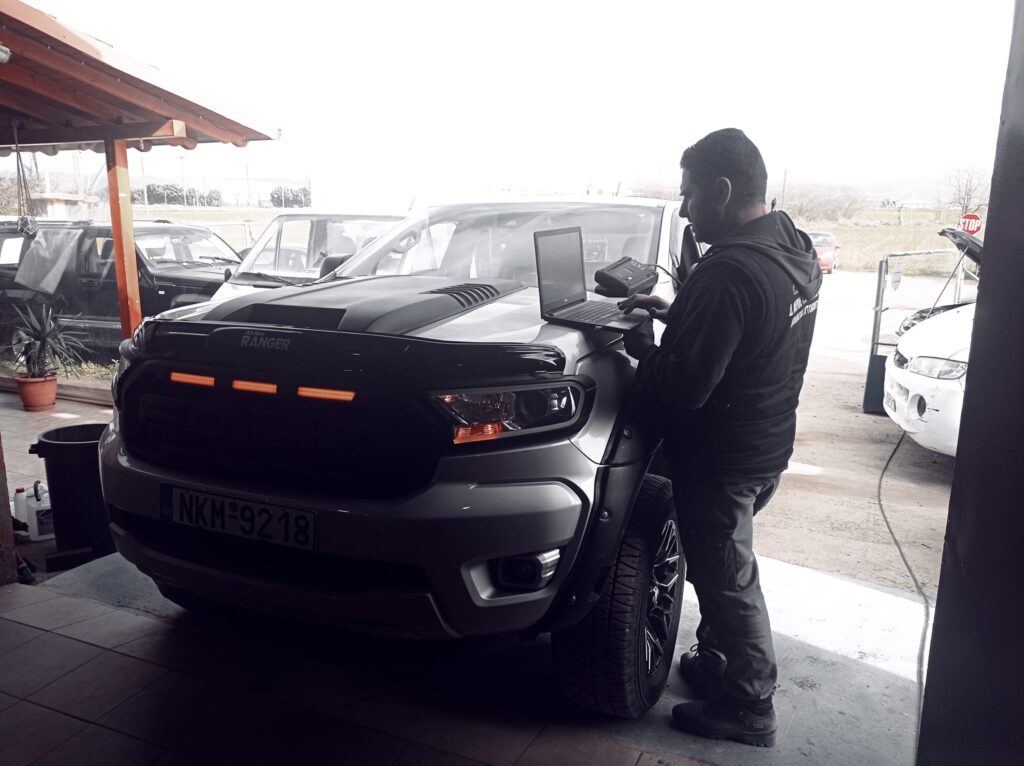 Ford Raptor 4x4 σε διαγνωστικό έλεγχο στο Auto Diagnosis.