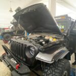 Jeep 4x4 στο συνεργείο AutoFit Γαιτάνος στη Νέα Αλικαρνασσό, Ηράκλειο Κρήτης