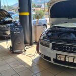 Πλήρωση φρέον σε αυτοκίνητο Audi στο Auto Time Service Center