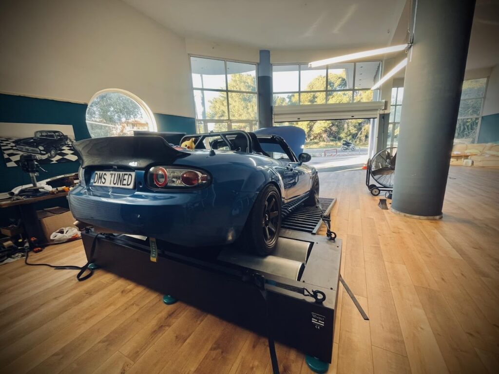 Mazda MX-5 σε δυναμομέτρηση στο DMS TUNED