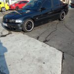 Μαύρη BMW σε εξωτερικό χώρο του συνεργείου BMW Koroneos στη Νέα Χαλκηδόνα