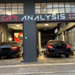 Εξωτερική όψη του συνεργείου Car Analysis στη Νίκαια, ειδικευμένου στο service αυτοκινήτων.