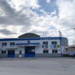 Το εξωτερικό του συνεργείου AutoGas Θεσσαλίας στη Λάρισα