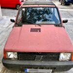 Πριν την ανακατασκευή κόκκινου αυτοκινήτου στο φανοποιείο Ασημακόπουλος Αθήνα